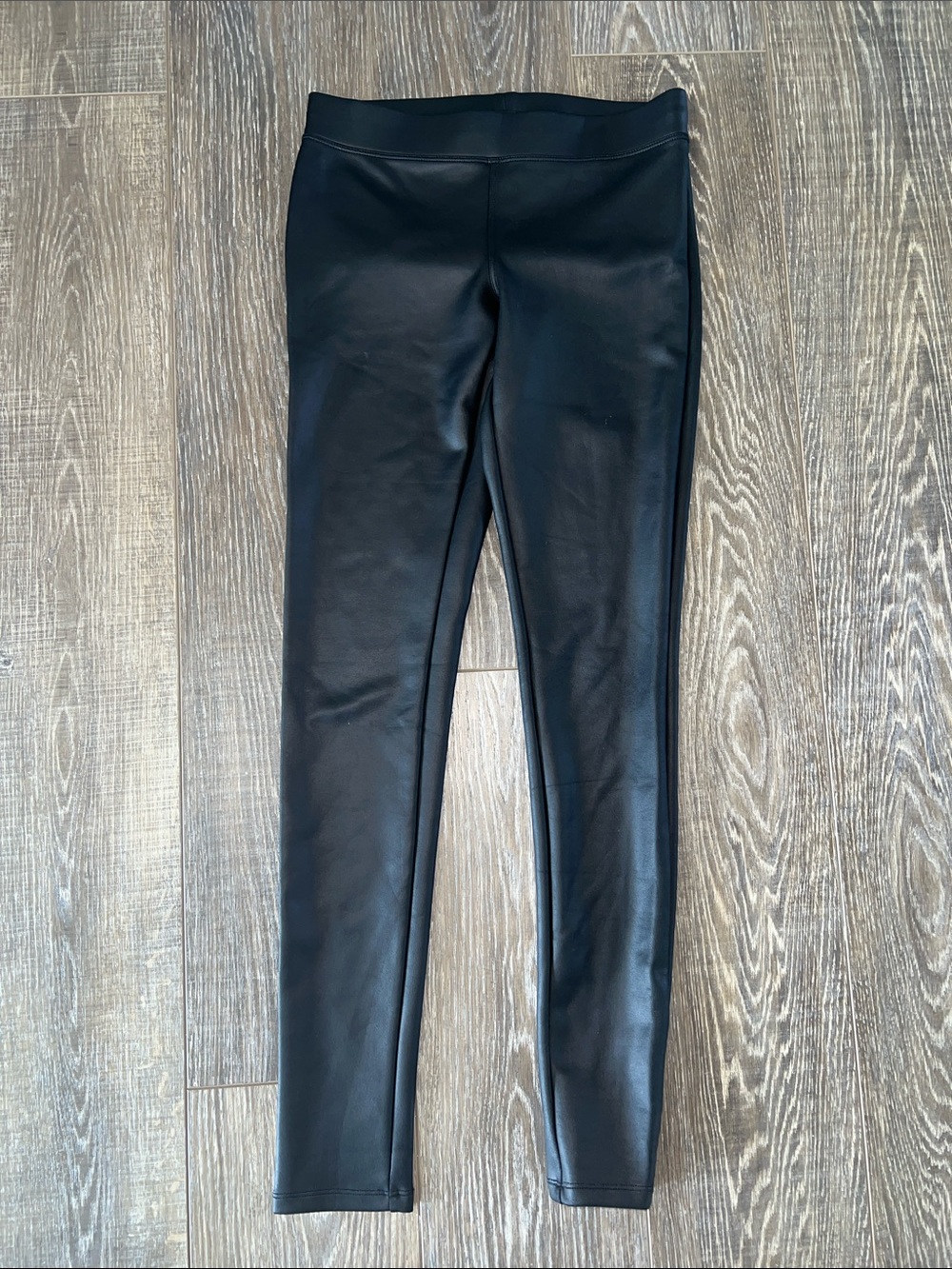 Faux Leather Leggings - Black